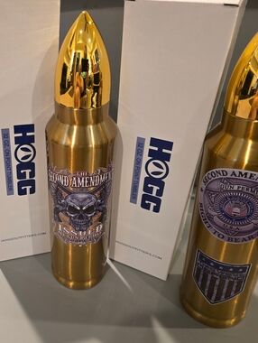 1-HOGG - 32 oz on Point Tumbler, 2nd Amenment SKULL or Shields, Price Is For 1